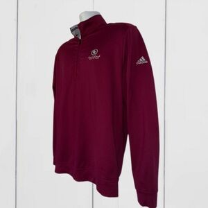 Adidas Golf Quarter Zip Pullover - Gainey Ranch Golf Club | Men’s Medium Maroon